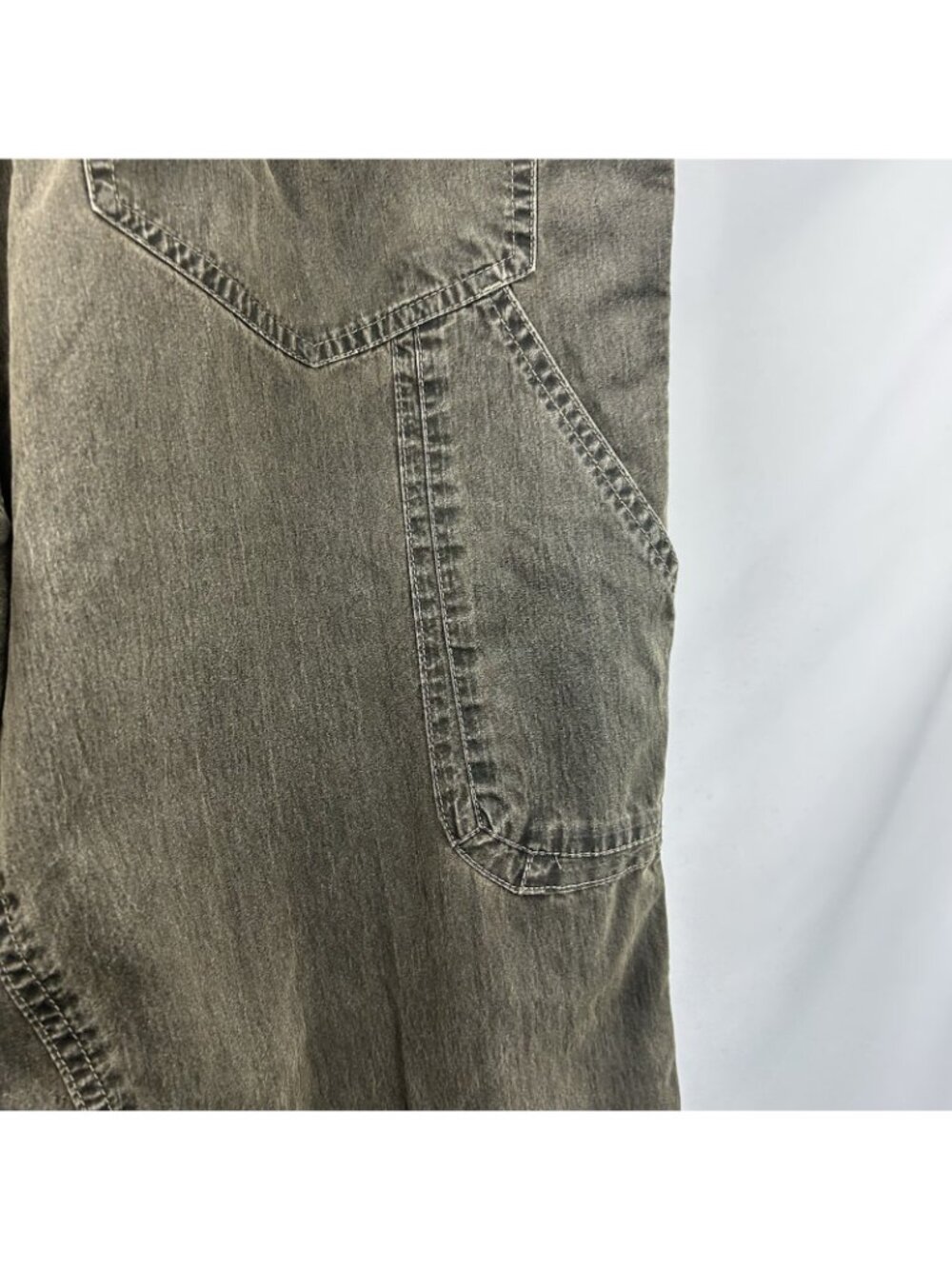 Kuhl Revolvr Pants Mens Size 38x32 Olive Green Vintage Patina Dye Outdoor Hiking - Picture 16 of 16